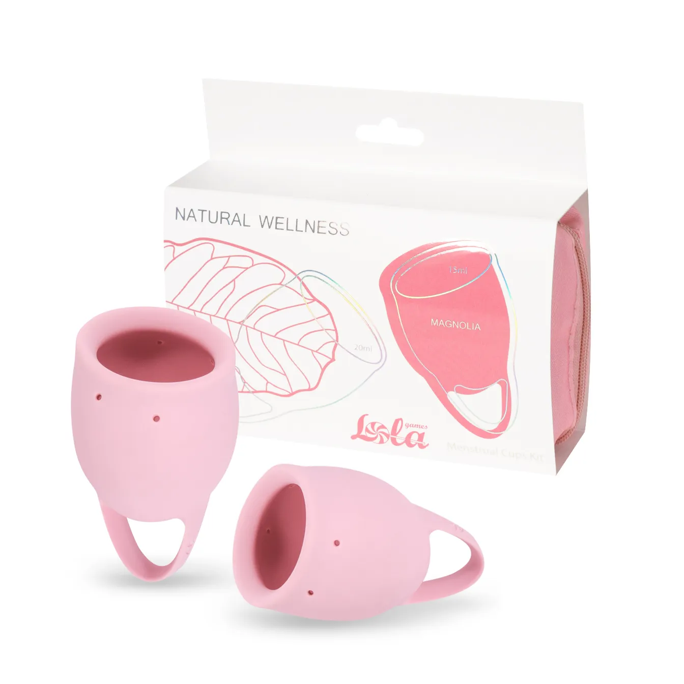 набор менструальных чаш natural wellness magnolia light pink 4000-05lola в Сочи