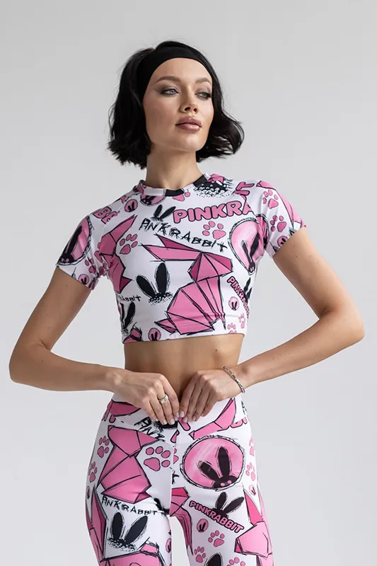 Кроп-топ PinkRabbit White