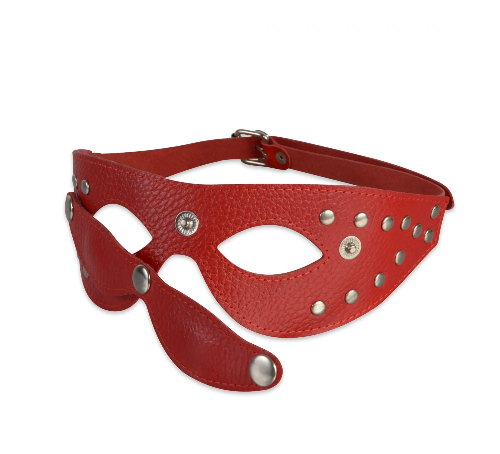 Маска-трансформер Sitabella кожаная, красная