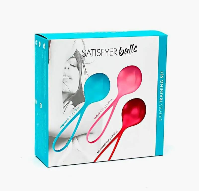 набор из трёх одинарных вагинальных шариков satisfyer balls в Сочи