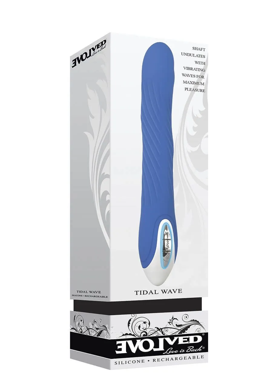 вибромассажер tidal wave, синий в Сочи