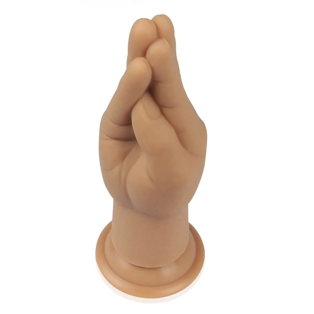 рука для фистинга lovetoy lovetoy silicone nature hand, телесная в Сочи