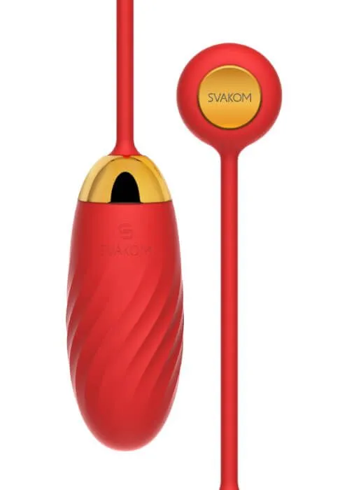 виброяйцо на дистанционном управлении svakom ella neo, красное в Сочи