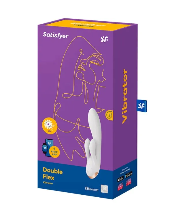 вибратор satisfyer double flex connect app white 002620sa в Сочи