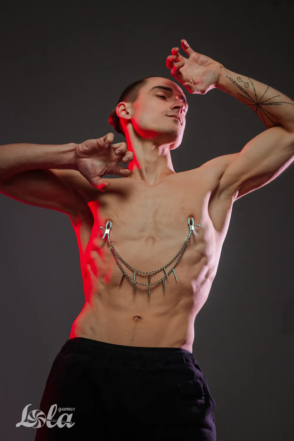 зажимы на cоски party hard spiky 1163-01lola в Сочи