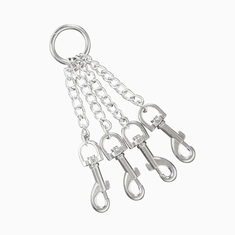 крест из цепи, с карабинами, 25 см в Сочи