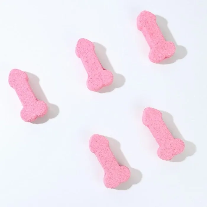 набор бомбочек для ванны в форме мужского достоинства «сильной и независимой», 5 шт по 30 г в Сочи