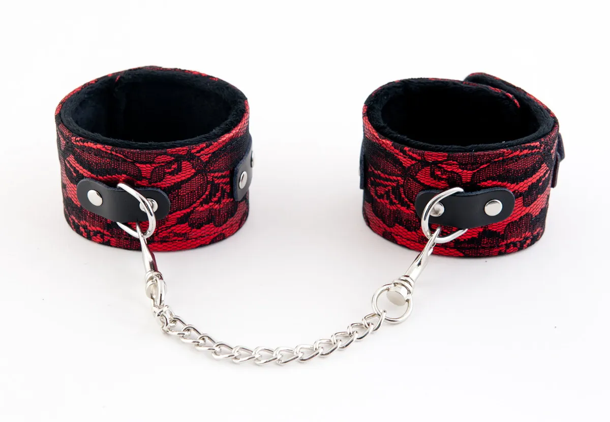 кружевные поножи toyfa marcus, красный, 46 см в Сочи