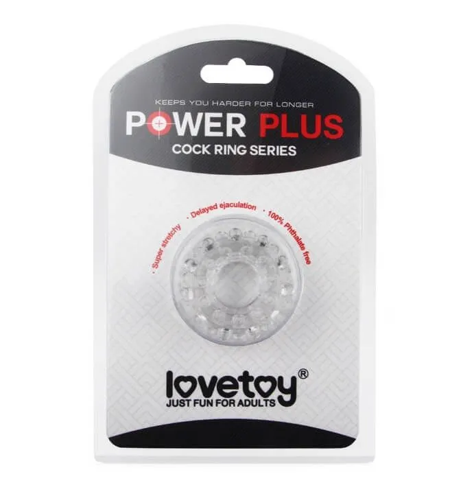 эрекционное кольцо lovetoy power plus 1433, прозрачное в Сочи