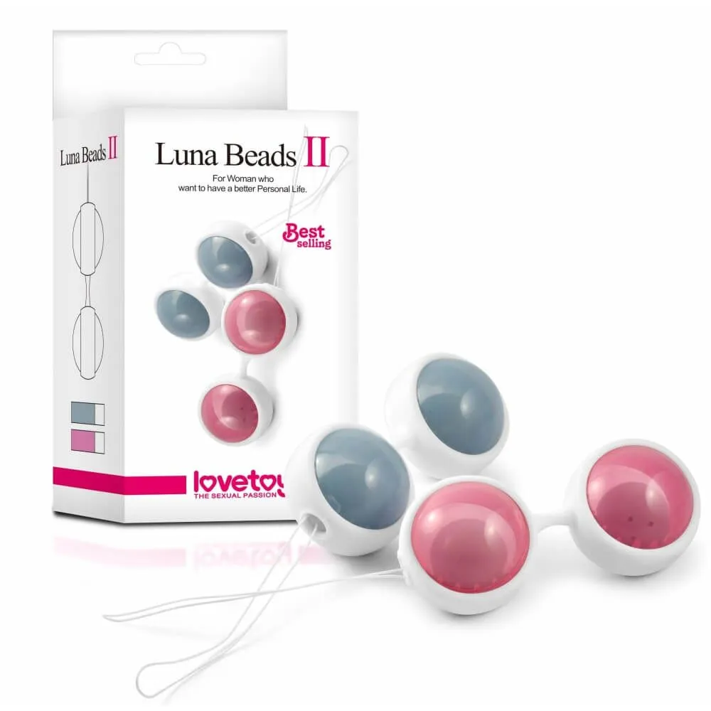вагинальные шарики lovetoy luna beads, розовые в Сочи