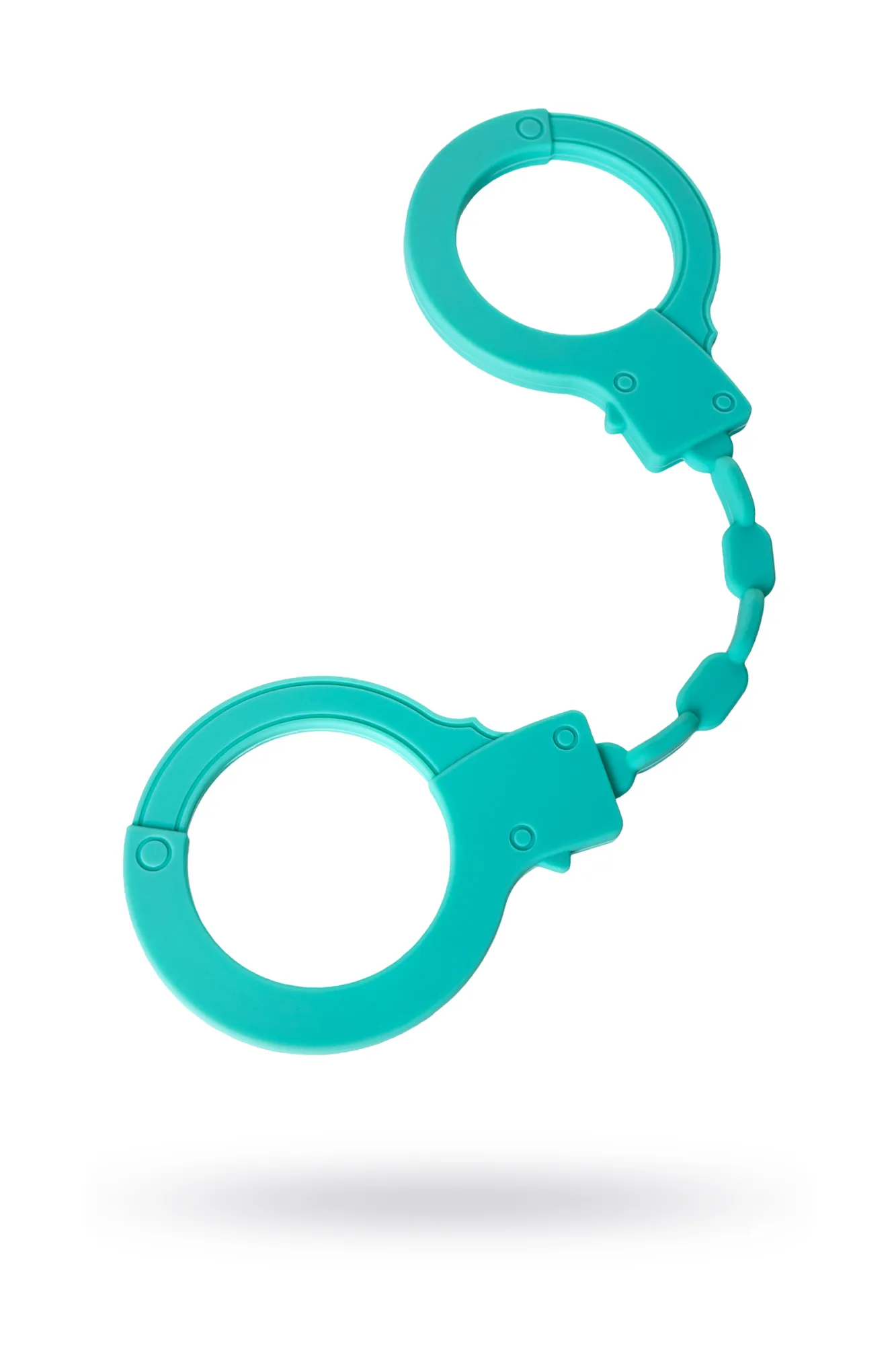 наручники штучки-дрючки, силикон, голубые, 33 см в Сочи