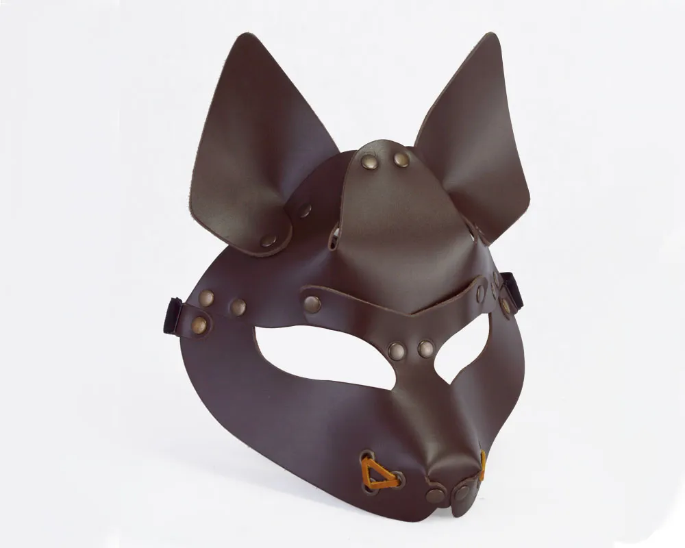 Маска WOLF Коричневая 3416-8