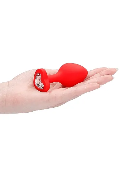 анальная пробка large ribbed diamond heart plug в Сочи