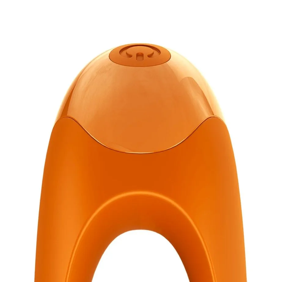 мини-вибратор на палец satisfyer candy cane, оранжевый в Сочи