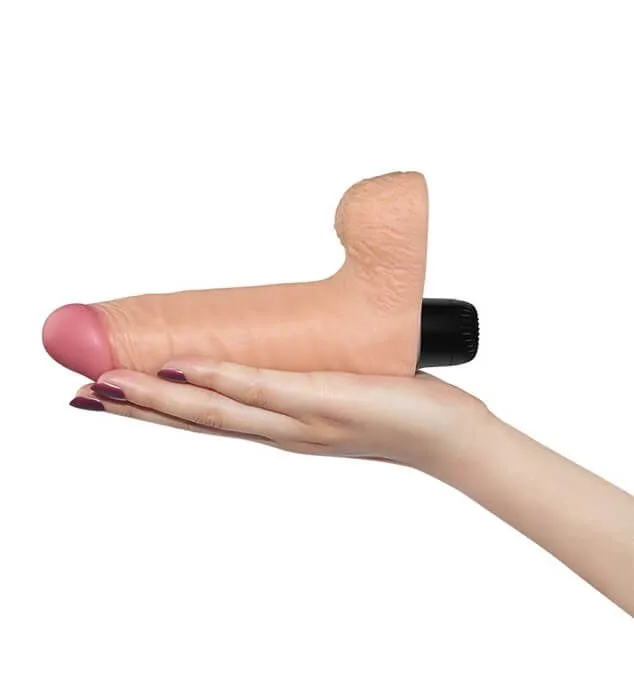 вибратор с мошонкой lovetoy real feel realistic, телесный в Сочи
