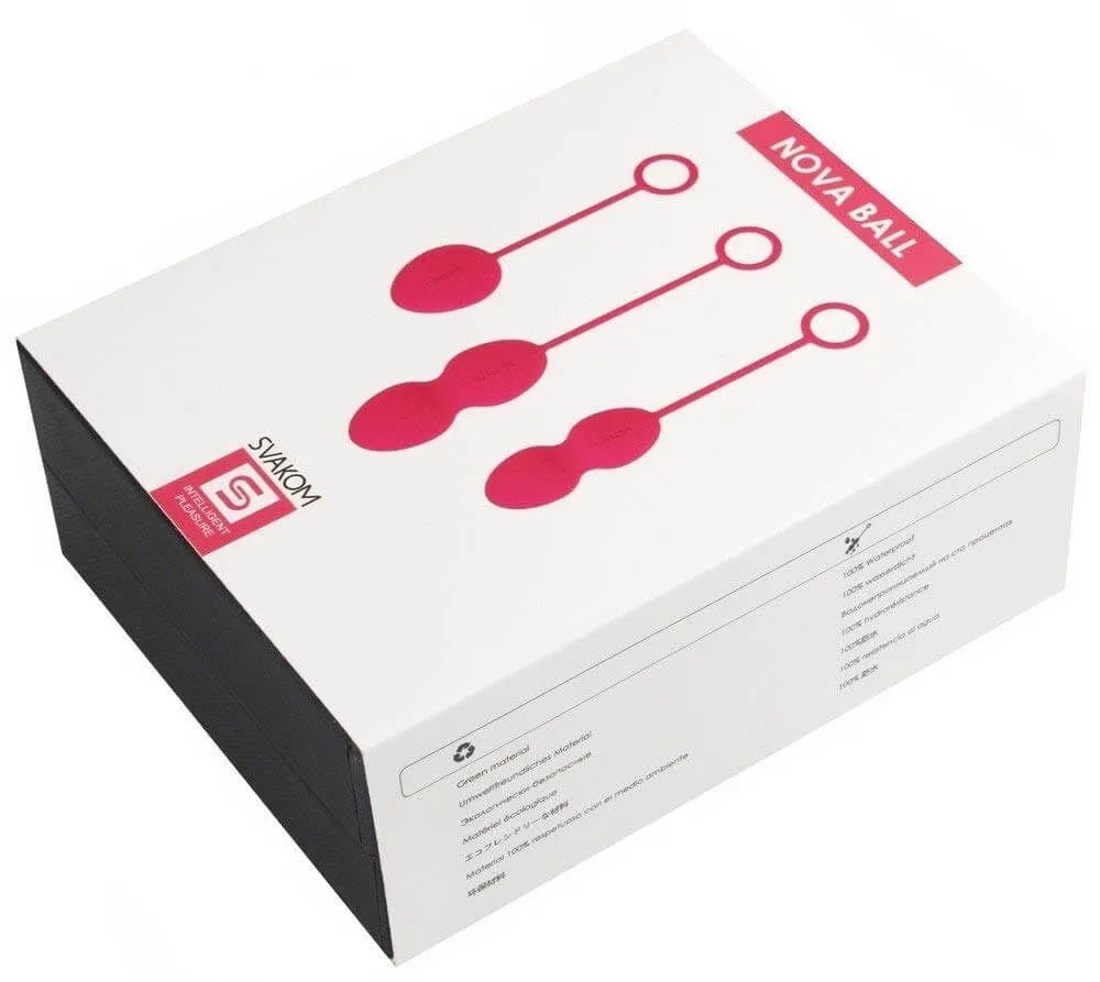 вагинальные шарики svakom nova ball, розовые в Сочи