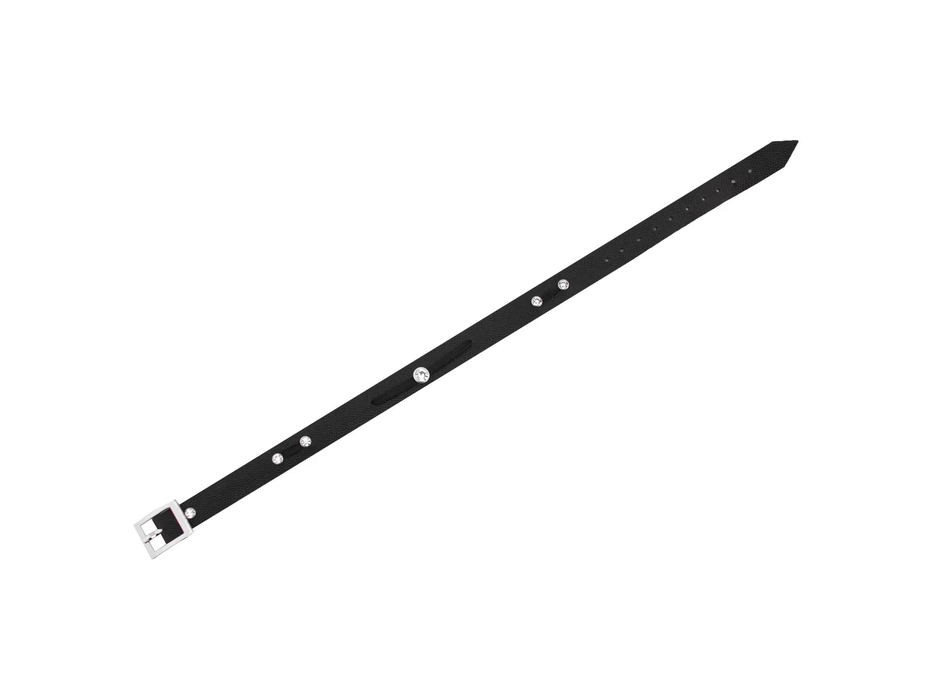 чокер со стразой pinkrabbit, чёрный в Сочи