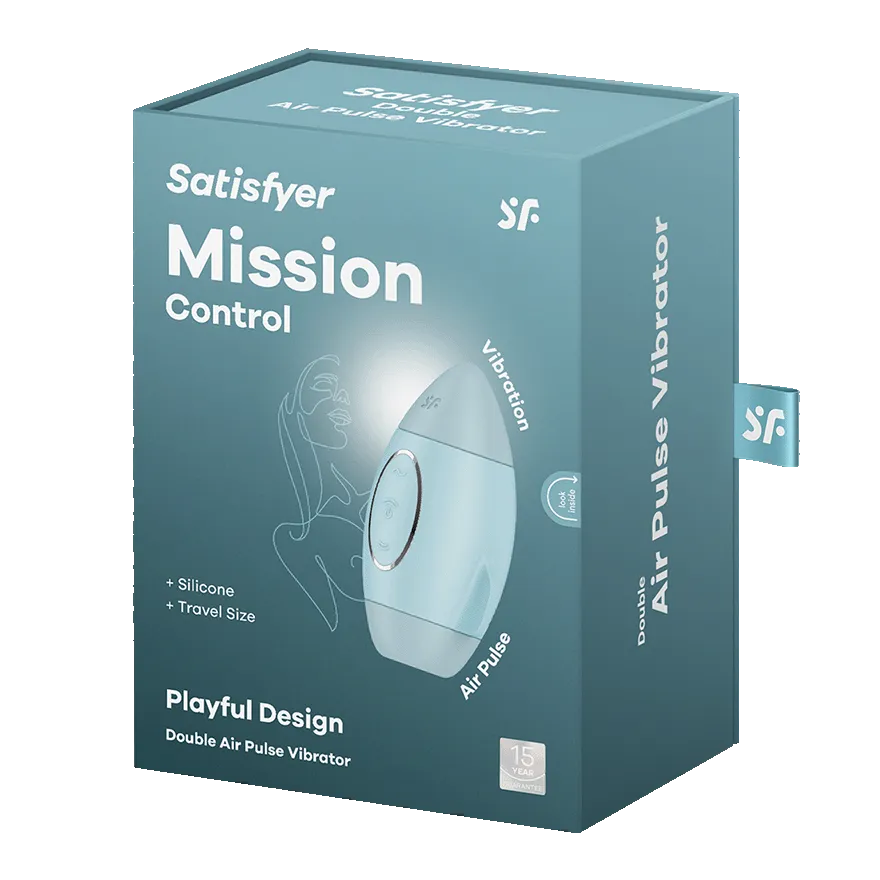 вакуумный массажер satisfyer mission control light blue 060071sa в Сочи