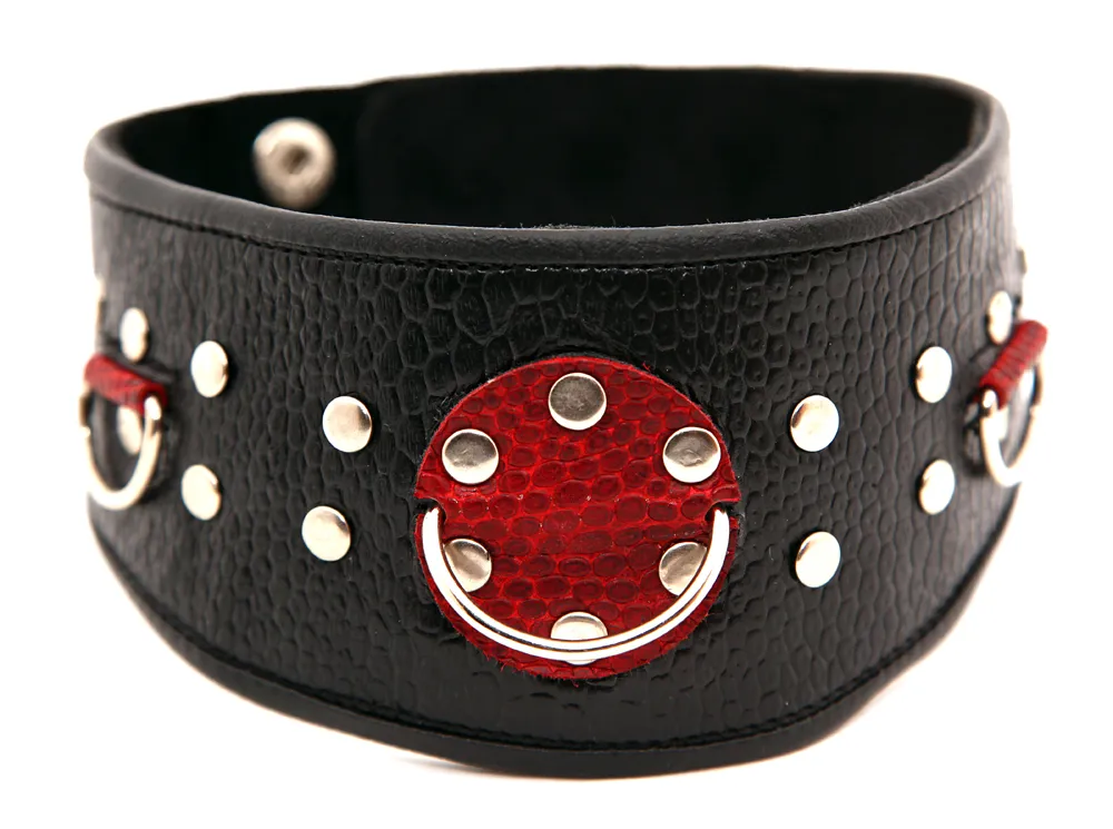 ошейник кожаный с клепками 55006ars в Сочи