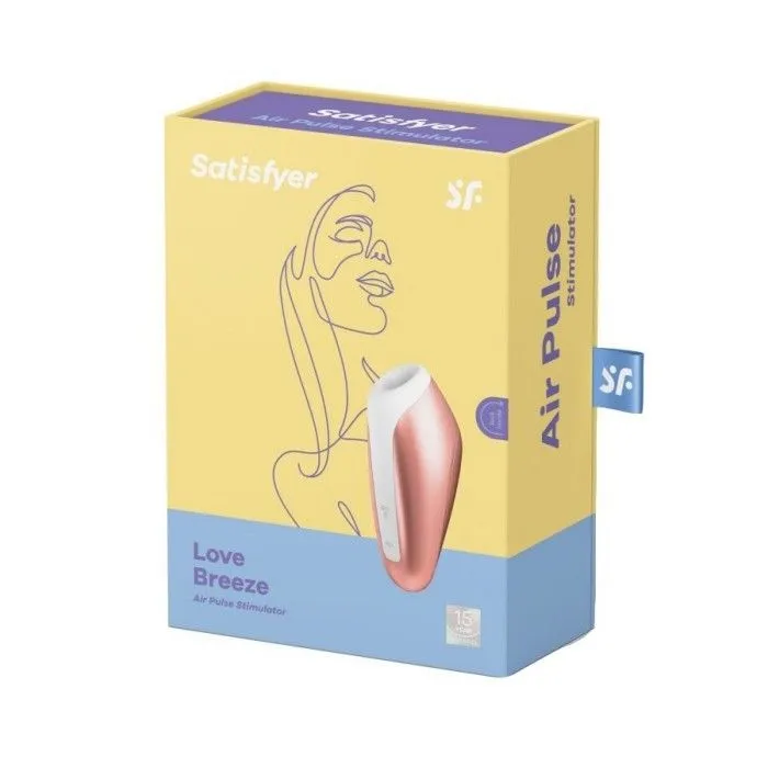 вакуум-волновой бесконтактный стимулятор клитора satisfyer love breeze, силикон, розовый в Сочи