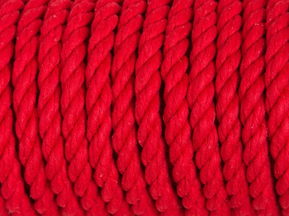 хлопковая веревка для шибари pinkrabbit красная, 20 м в Сочи