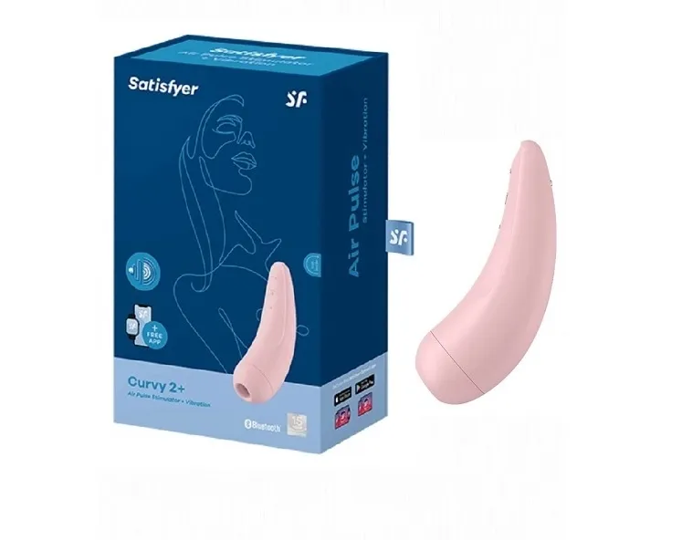 вакуумный массажер с вибрацией satisfyer curvy 2 plus pink 001852sa в Сочи