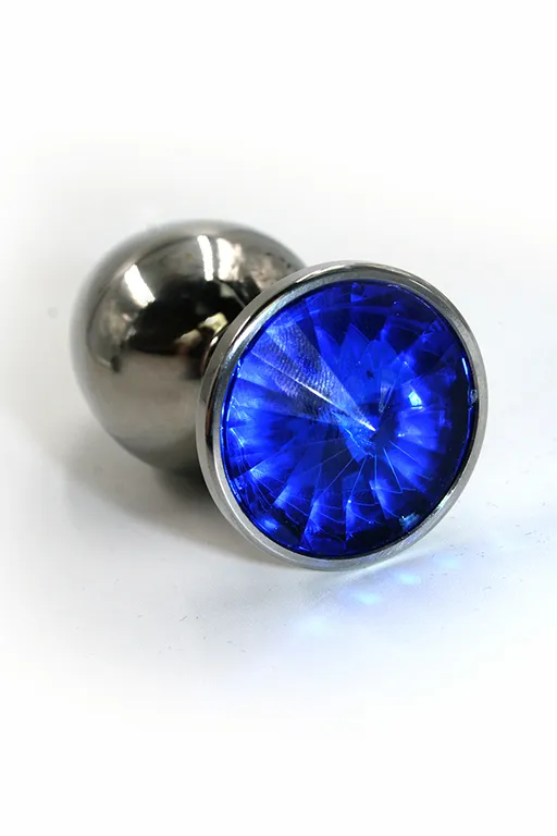 анальная пробка "large" из аллюминия dark blue в Сочи