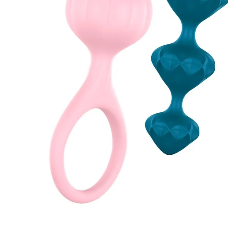набор анальных цепочек satisfyer love beads (set of 2)  - разноцветный в Сочи