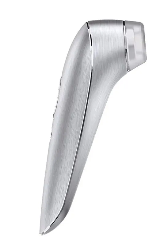 вибро-вакуумно-волновой стимулятор satisfyer high fashion, серебристый в Сочи