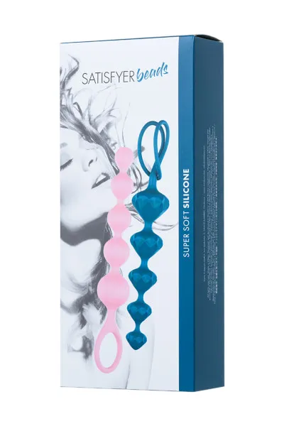 набор из 2 цепочек satisfyer beads colored 000862sa в Сочи
