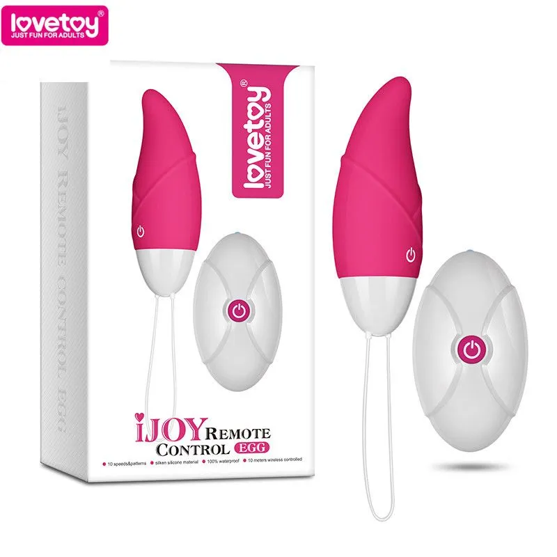 виброяйцо lovetoy ijoy remote control egg, розовое в Сочи