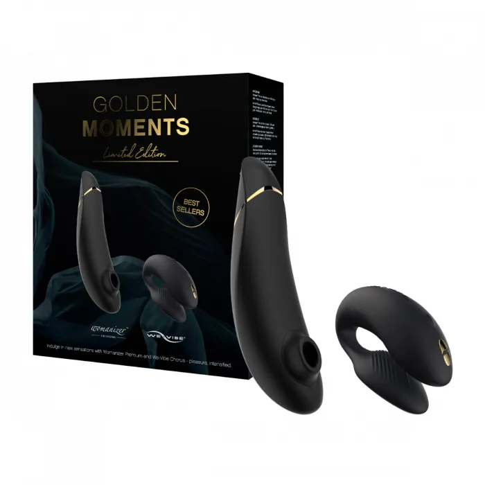 набор golden moments: womanizer premium 2 + we-vibe chorus в Сочи