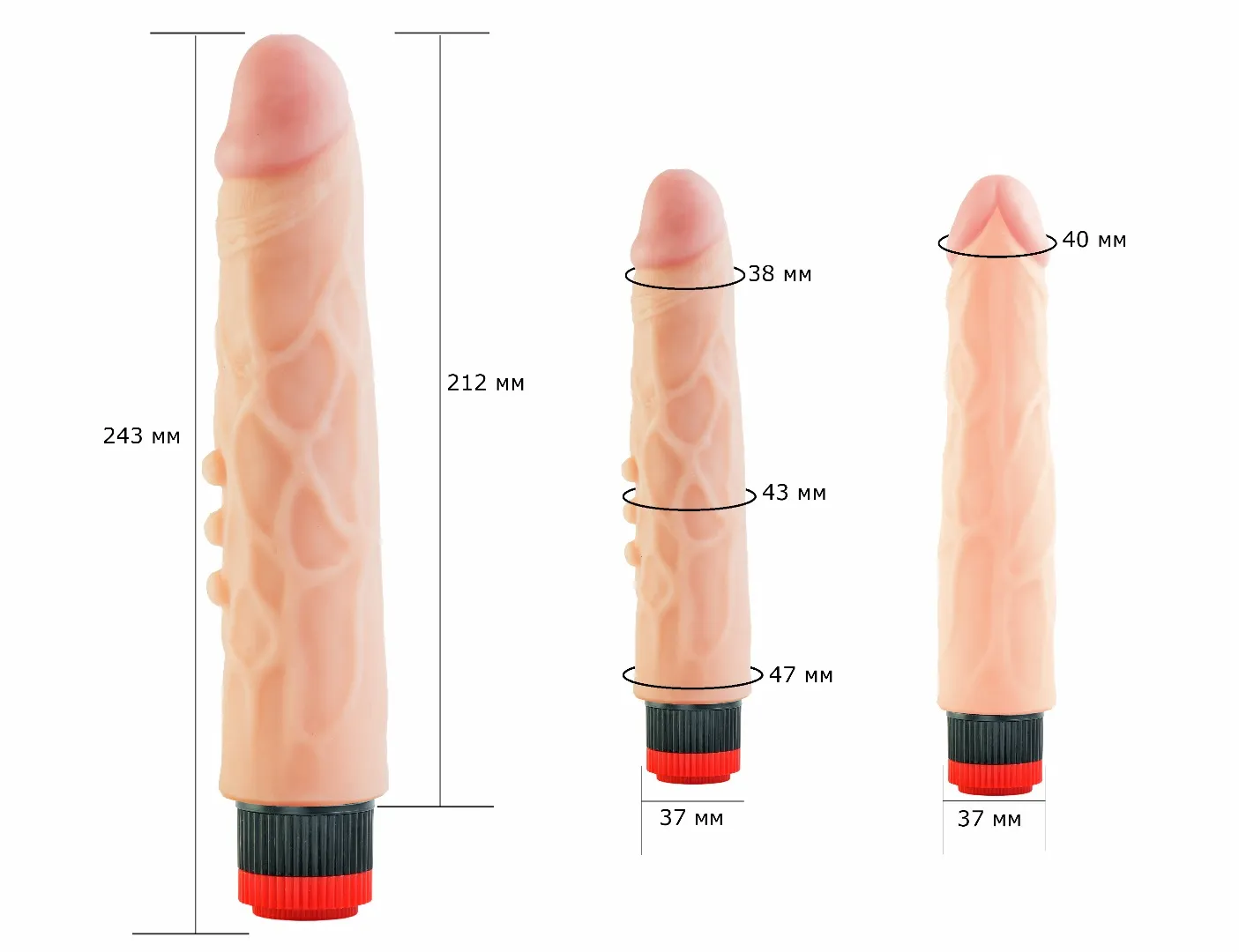 вибромассажёр human copy 8"2  600903ru в Сочи