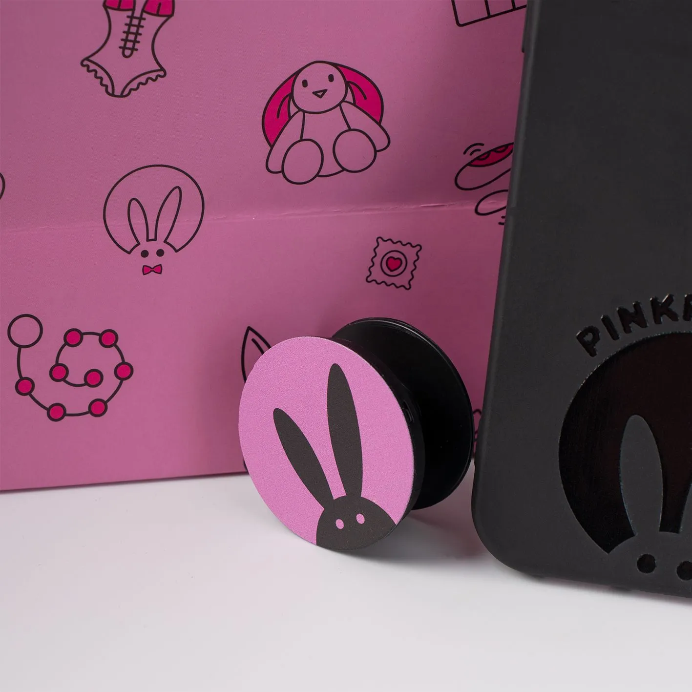 попсокет pinkrabbit с логотипом рк в Сочи