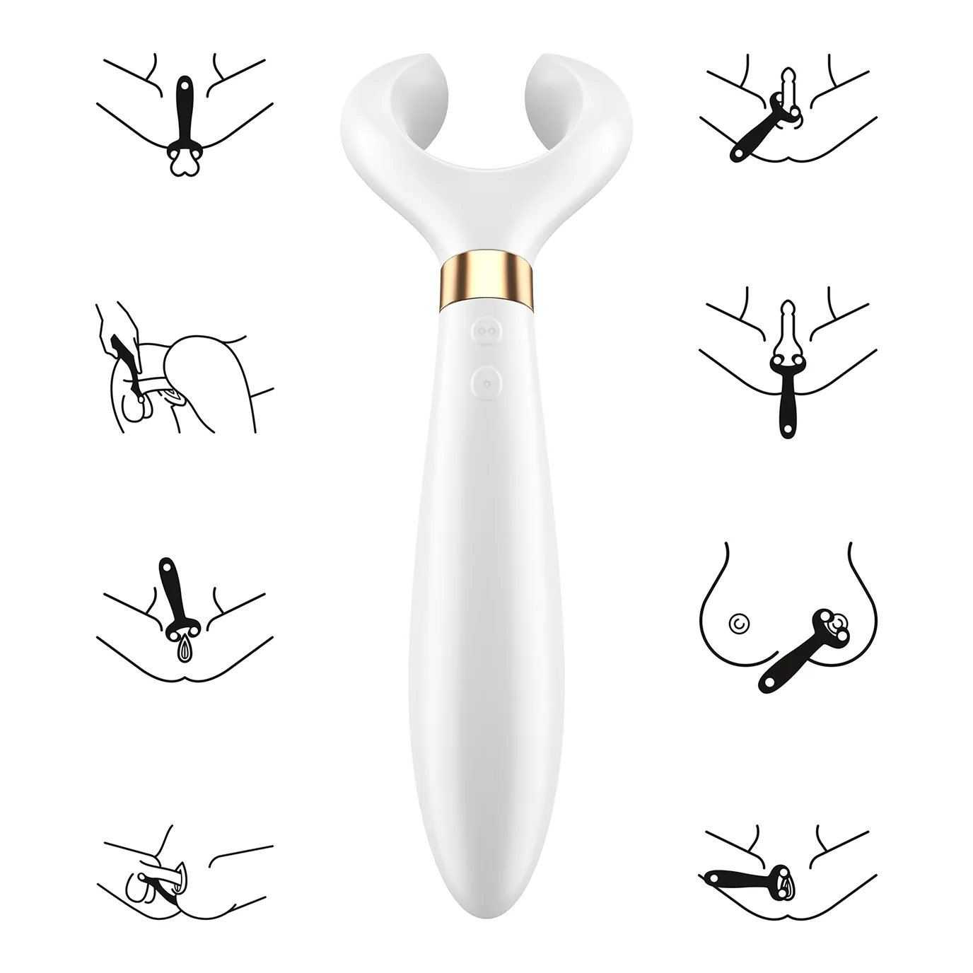 вибромассажер для пары satisfyer endless fun white 001043sa в Сочи