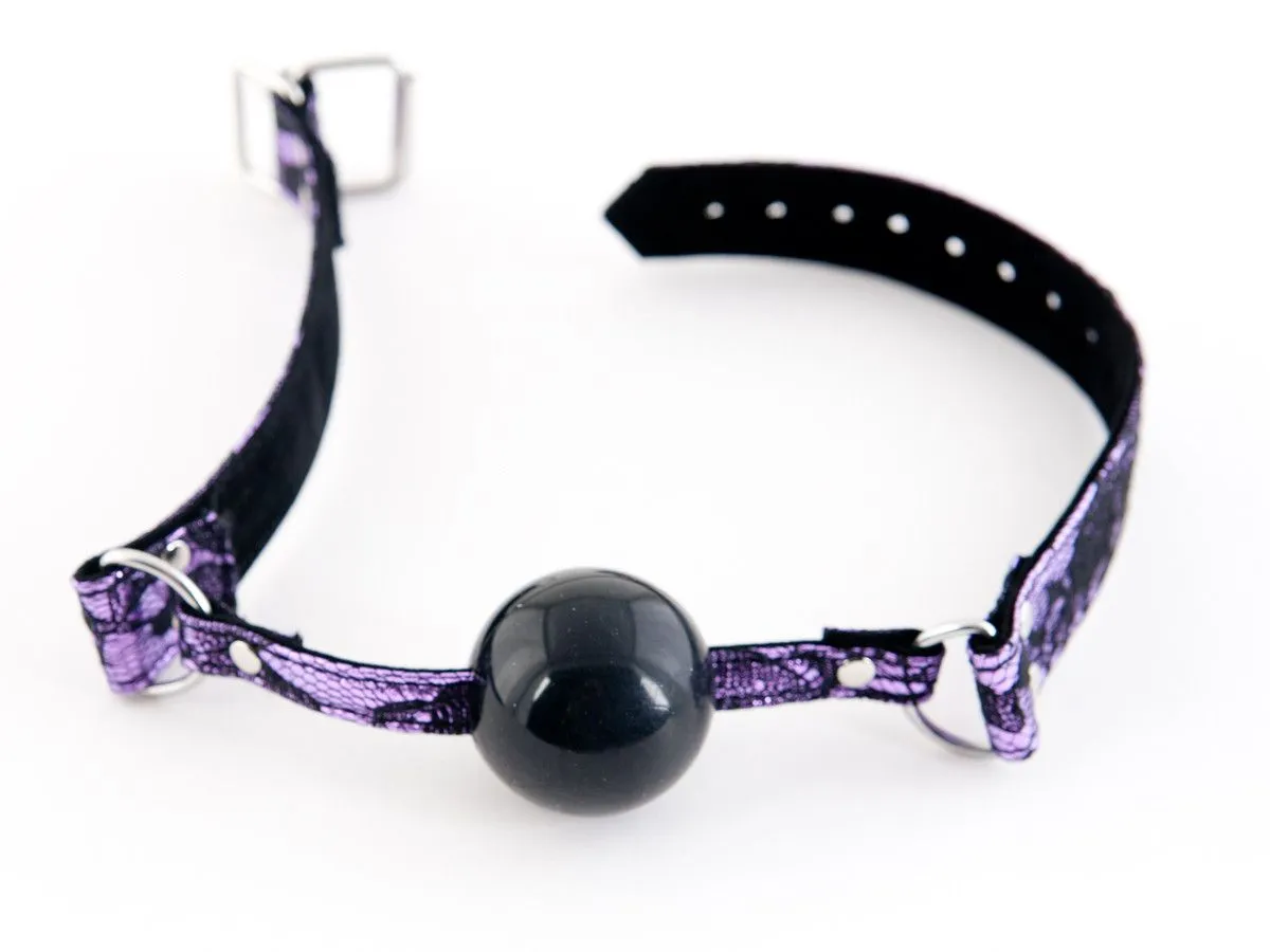 кляп toyfa marcus на кружевном ремешке, силикон, розовый, 62 см в Сочи