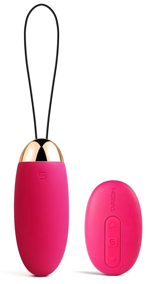 Виброяйцо на ДУ Svakom Elva, розовое