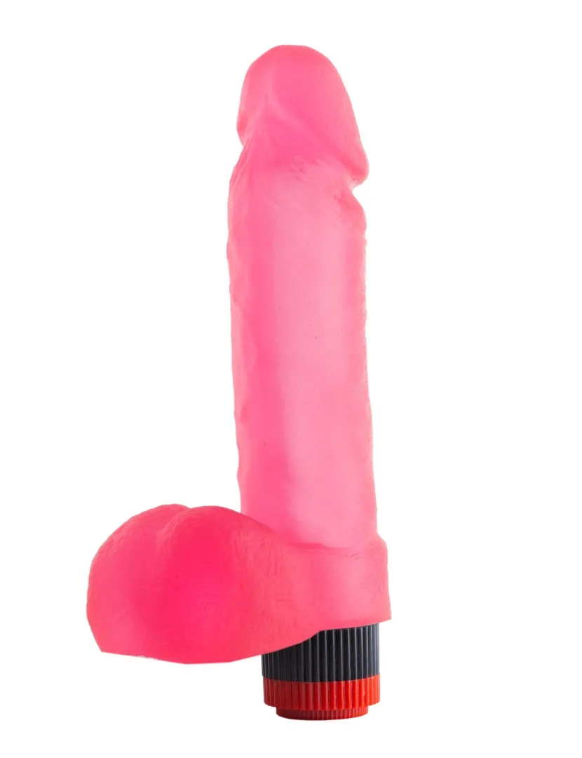 Вибратор гелевый розовый 221400ru