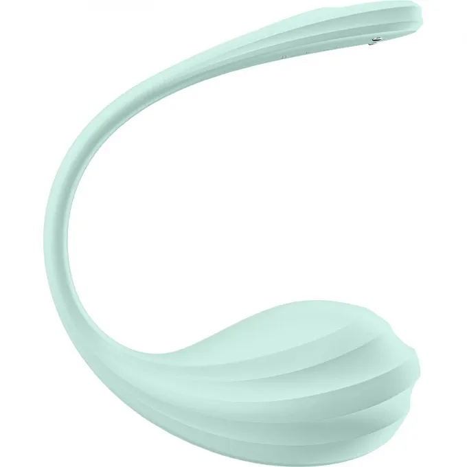 виброяйцо satisfyer smooth petal connect app, мятное, 6,5 см в Сочи