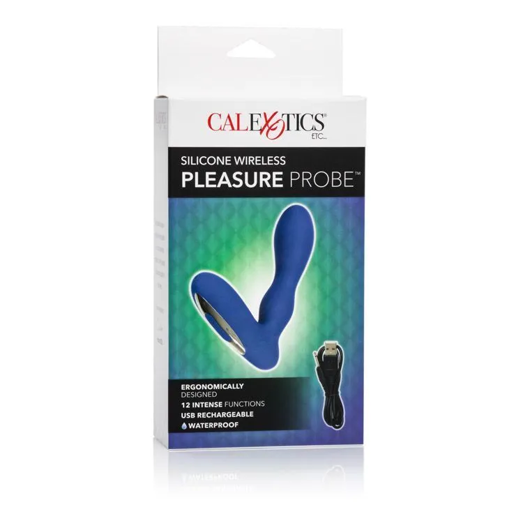 стимулятор простаты california exotic novelties wireless pleasure probe, синий в Сочи