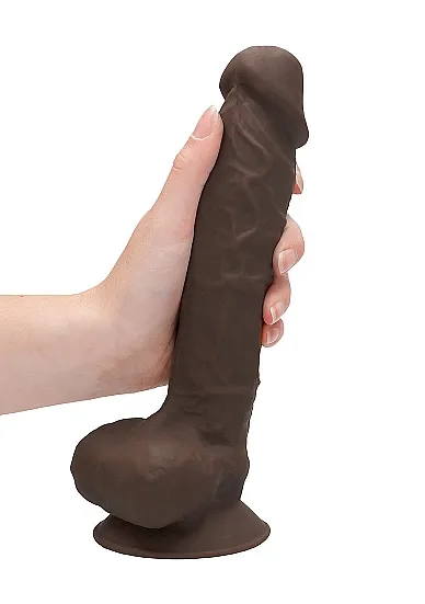 фаллоимитатор silicone dildo with balls - 22,8 см в Сочи