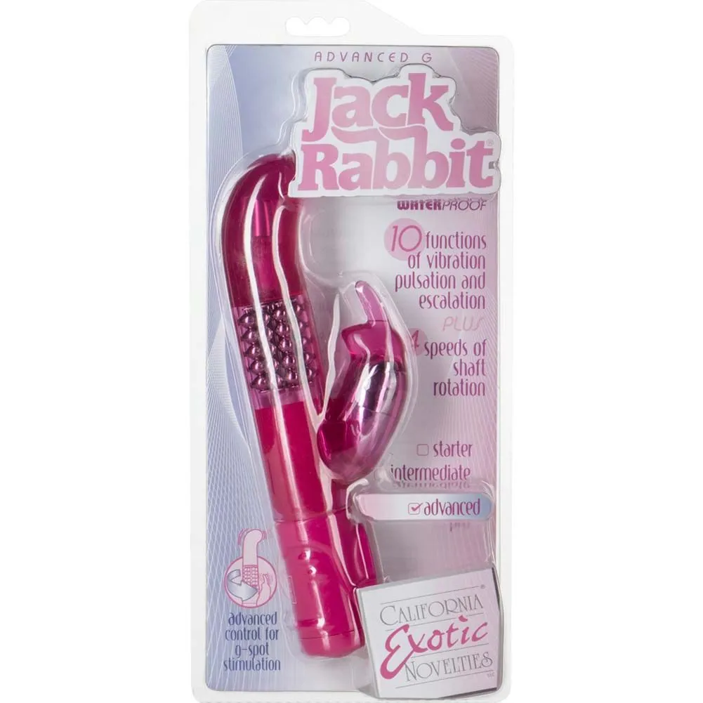 вибратор california exotic novelties advanced g jack rabbit, розовый в Сочи