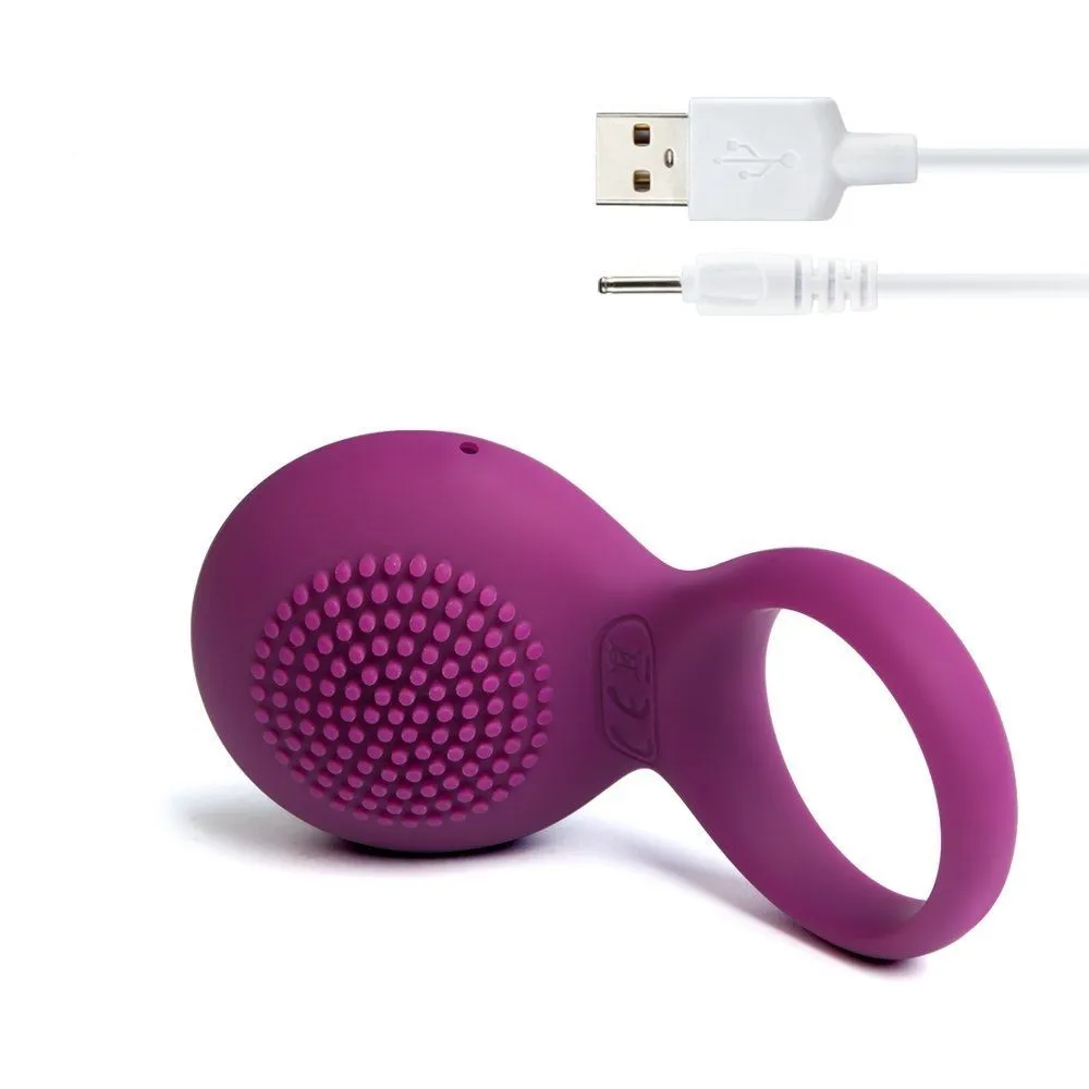 виброкольцо со стимулятором svakom tyler, фиолетовое в Сочи