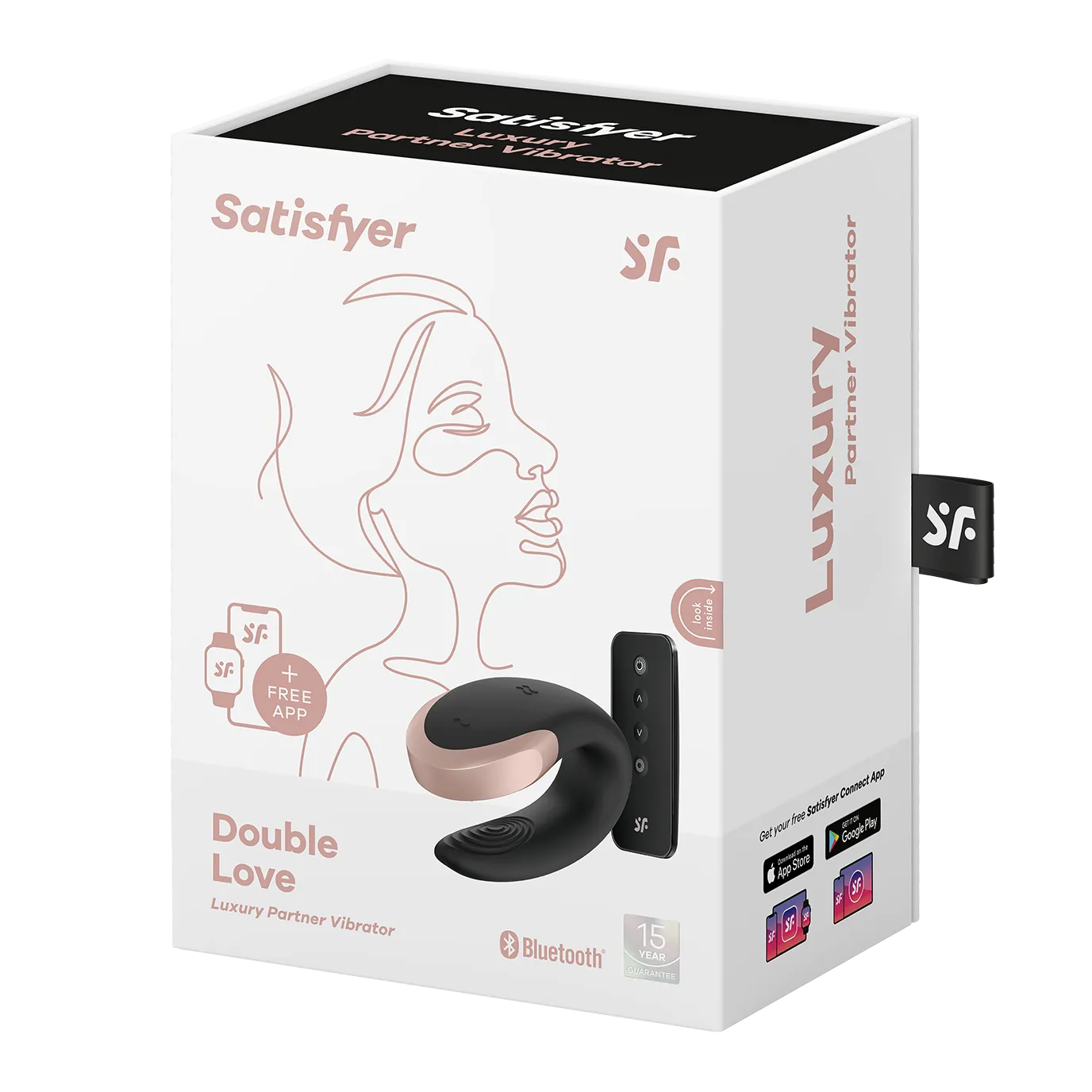 вибратор для пар satisfyer double love, белый в Сочи