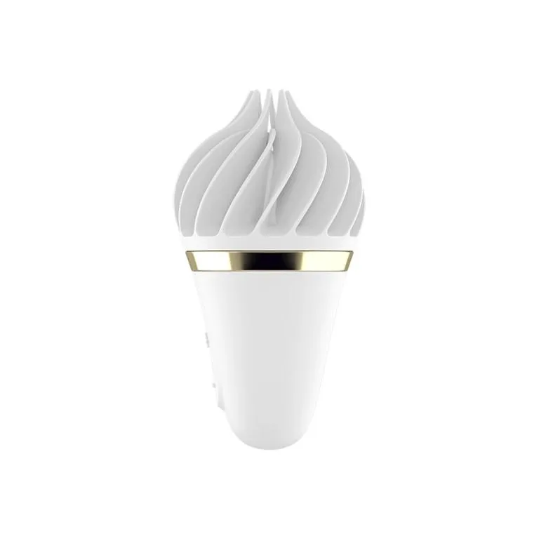 мини стимулятор sweet treat - белый с золотым в Сочи