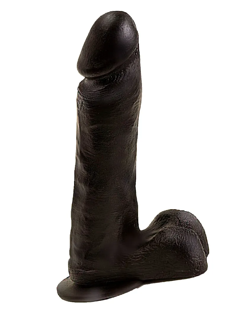 фаллоимитатор на присоске черный 401500ru в Сочи