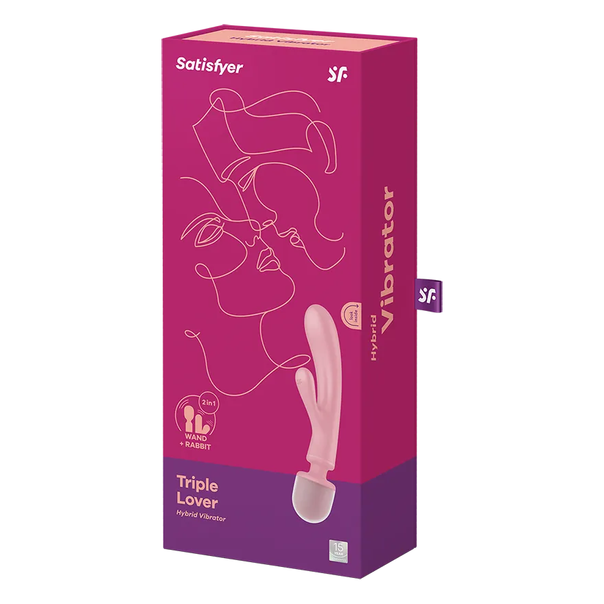 вибратор 2 в 1 satisfyer triple lover pink 018218sa в Сочи