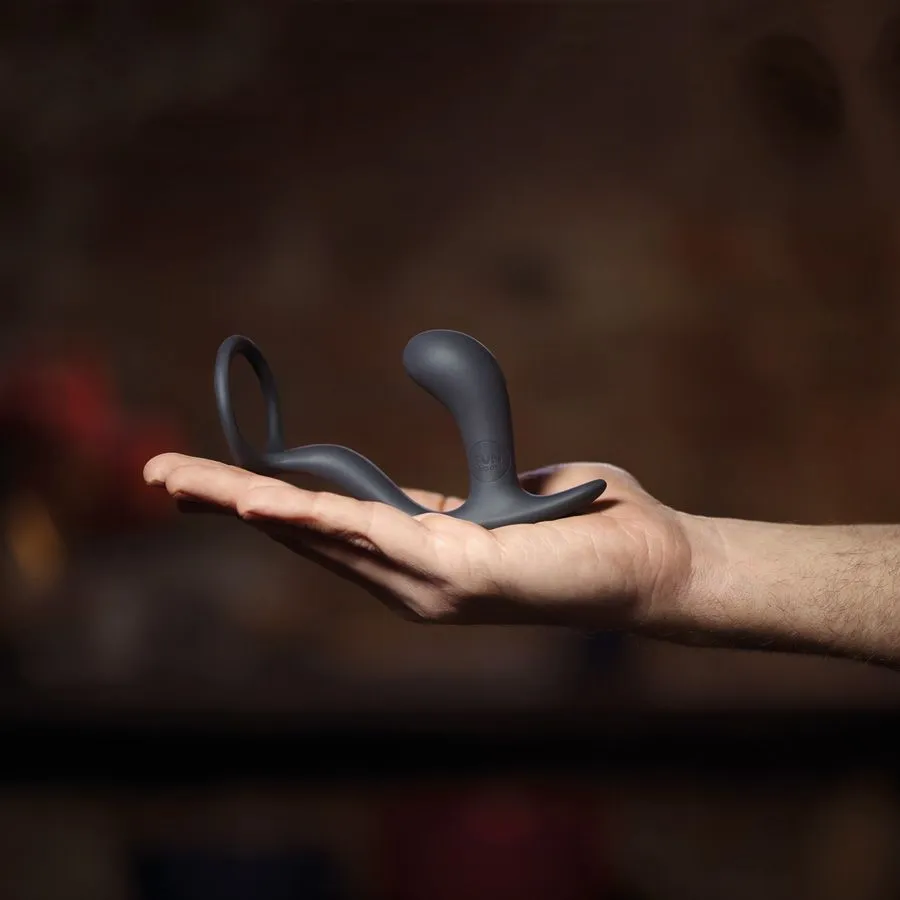 кольцо эрекционное с пробкой fun factory bootie ring, чёрное в Сочи