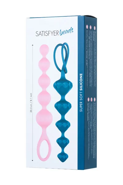 набор из 2 цепочек satisfyer beads colored 000862sa в Сочи