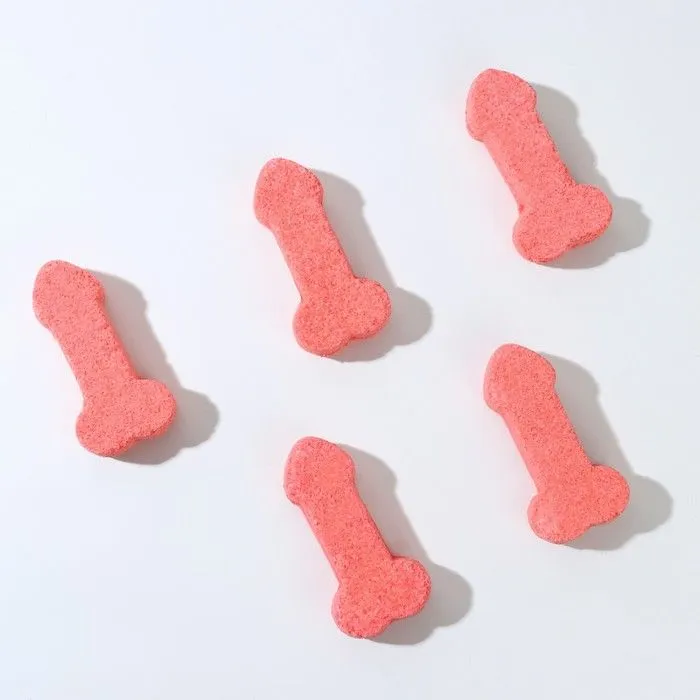 набор бомбочек для ванны в форме мужского достоинства «как у бывшего», 5 шт по 30 г, цитрус в Сочи